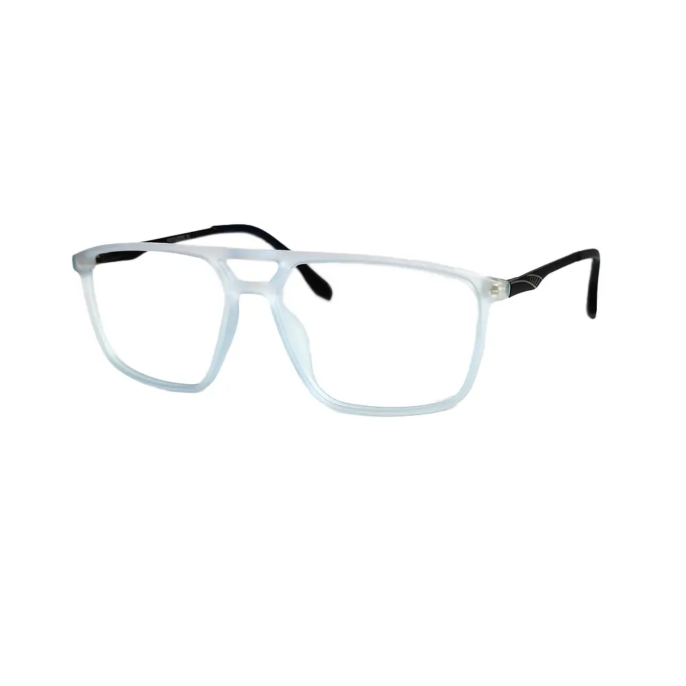 Buy New Fashion-Forward Dual-Bar Light Blue Eyeglasses
