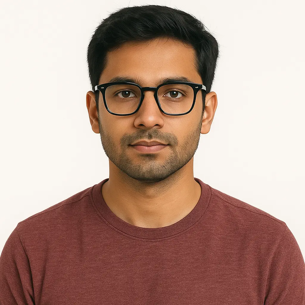 Trendy black square eyeglasses for office and casual use