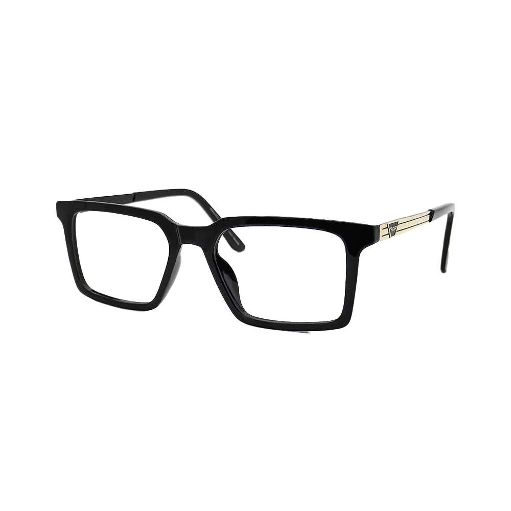 NEW ARRIVALS Sleek and versatile, these black eyeglasses feature a classic design that complements any look.