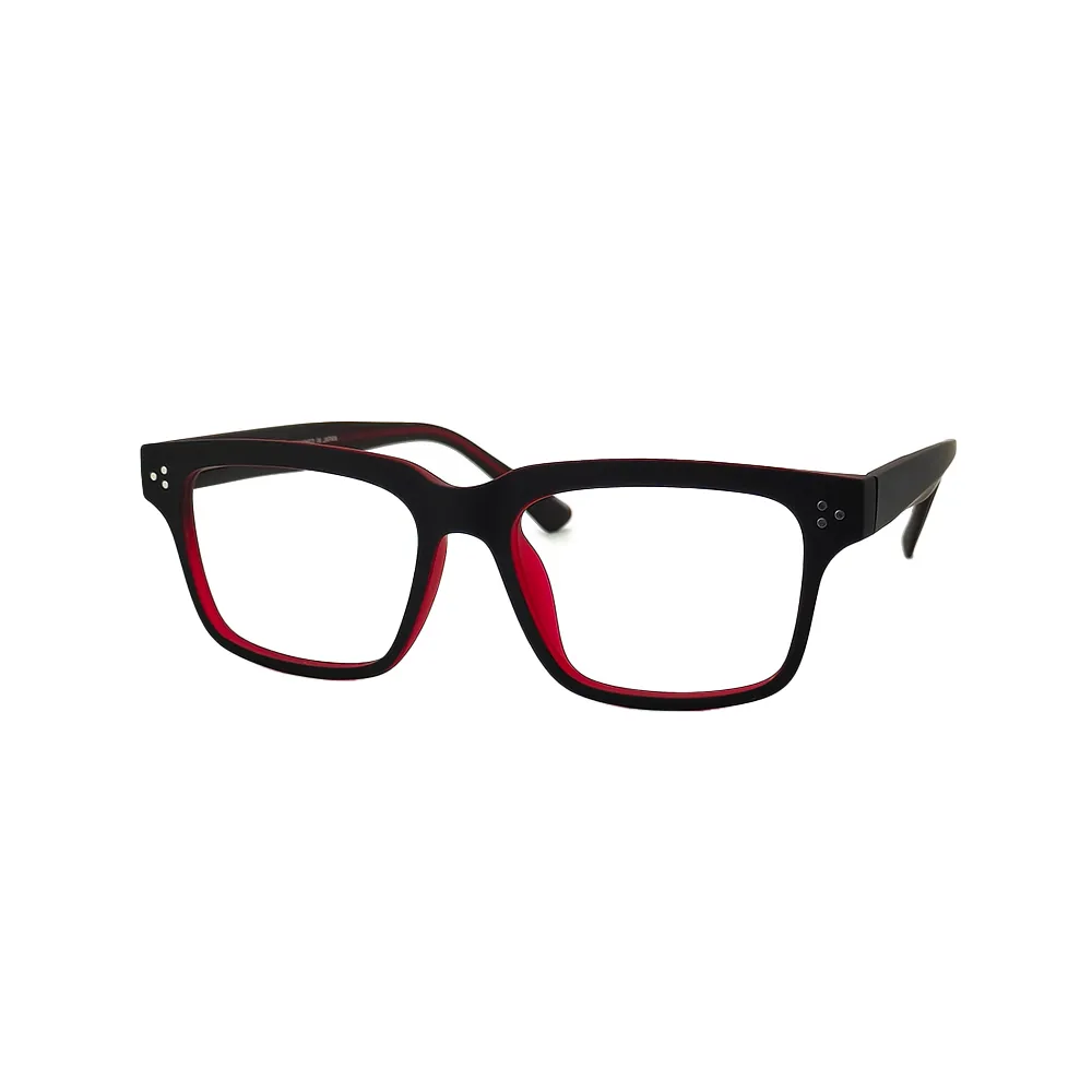 Black-Red Smart Eyeglasses