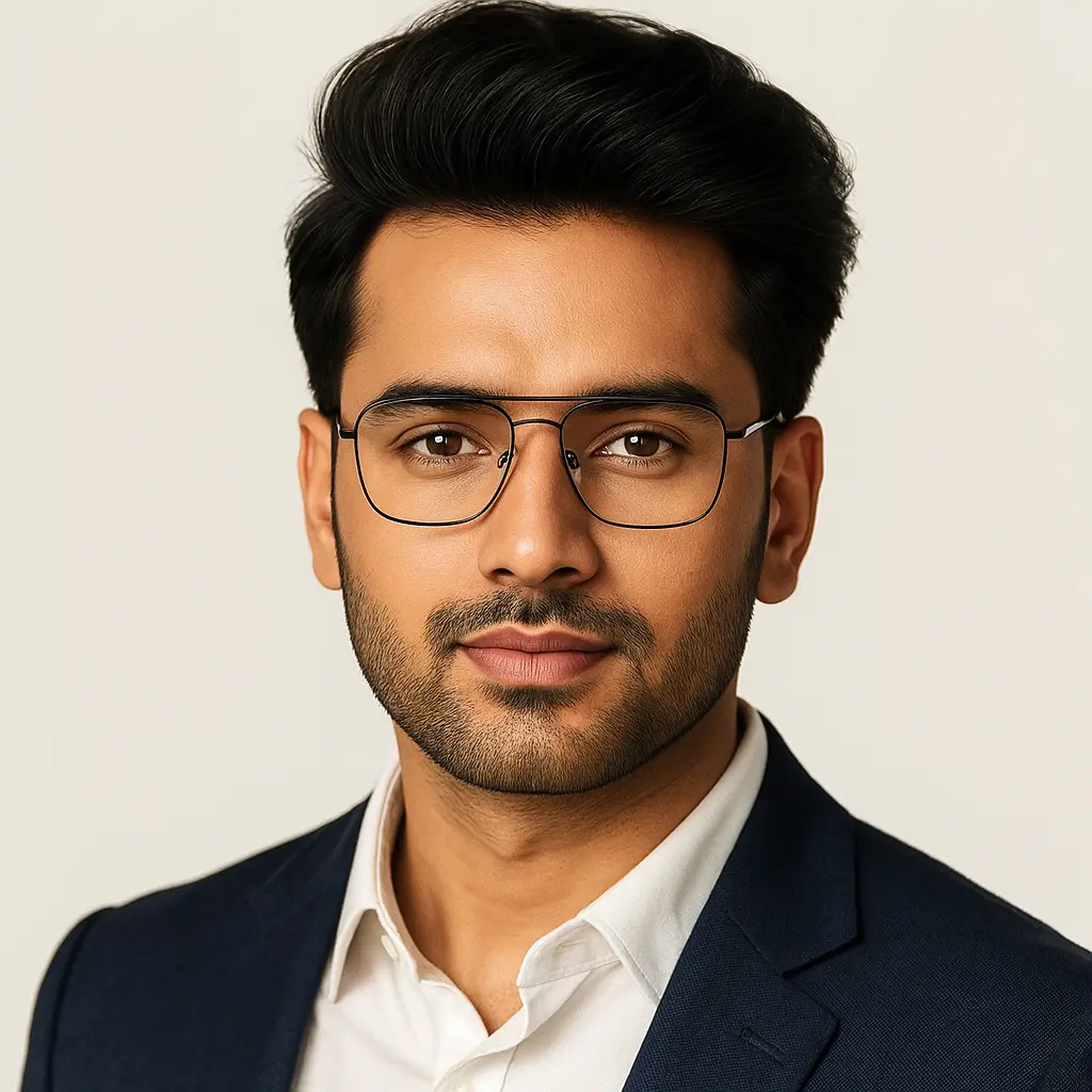 Urban Prime Black Square Eyeglasses-