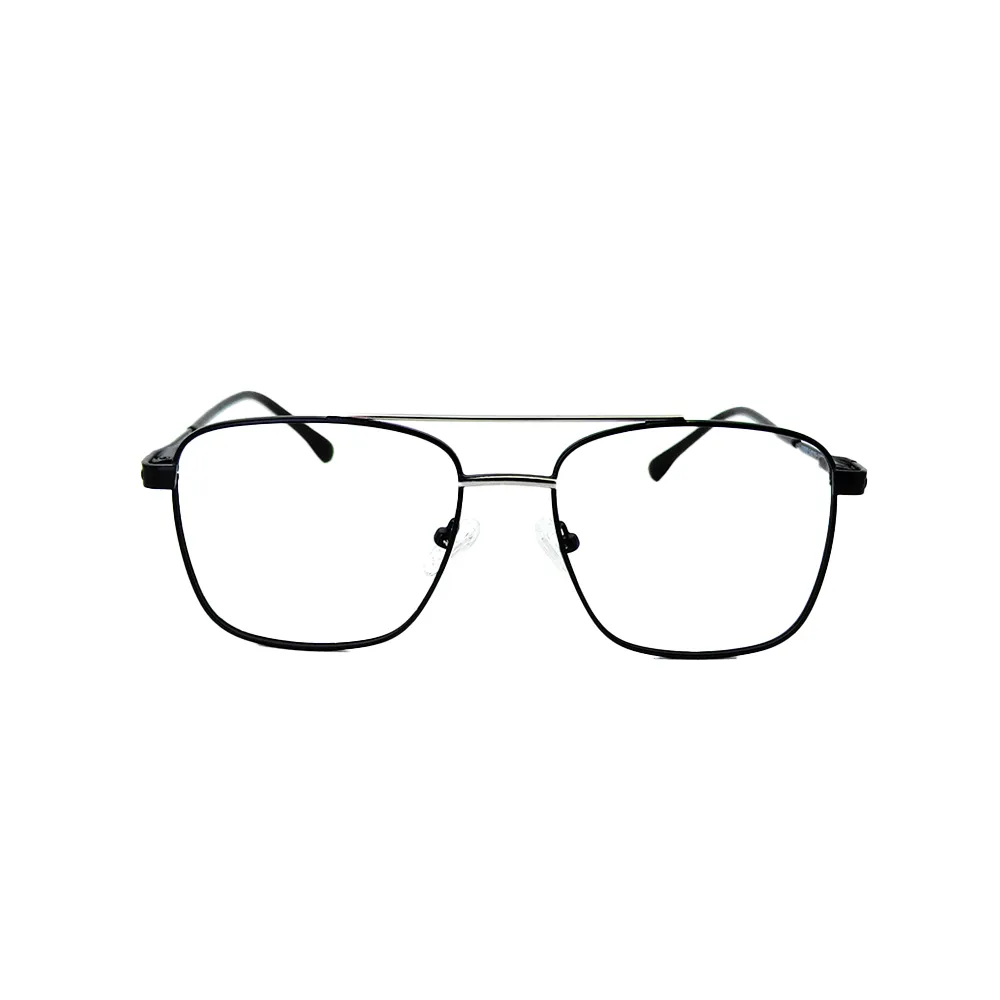 Sleek Metro Line Black Silver Eyewear with modern appeal