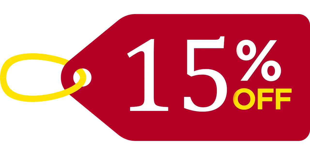 15% off