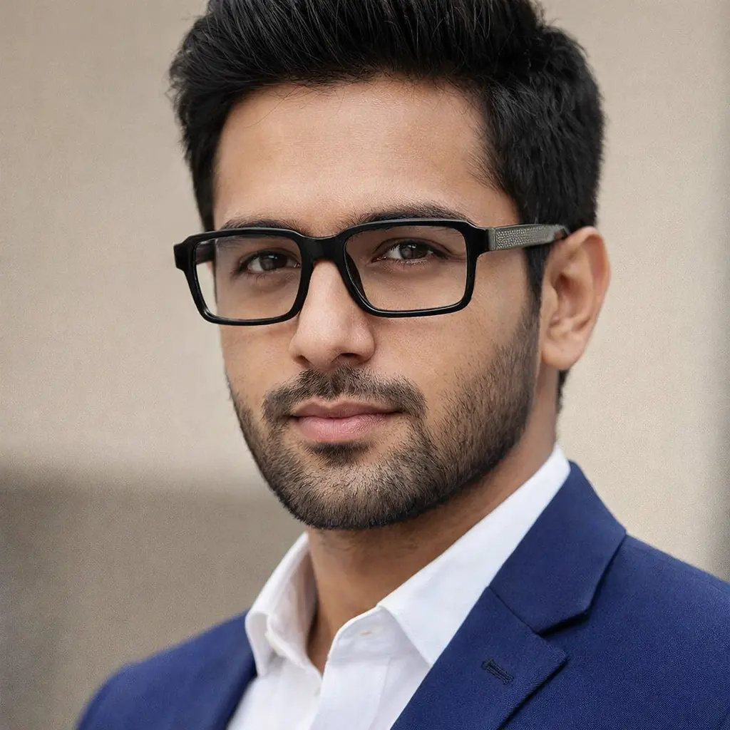 Vibe Bold Black Eyeglasses